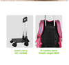 Image of Morral Transparente Con Ruedas