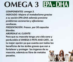 Omega 3 Para Mascotas Epa Dha X 50 Capsulas X 2