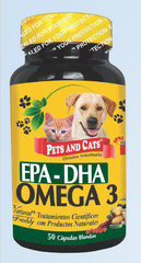 Omega 3 Para Mascotas Epa Dha X 50 Capsulas X 2