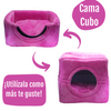 Image of Cama Cubo para Perro O Gato - 2 En 1 Multifunción