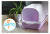 Image of Arenera Abatible Orejitas de Gato y Filtro Anti  Olor