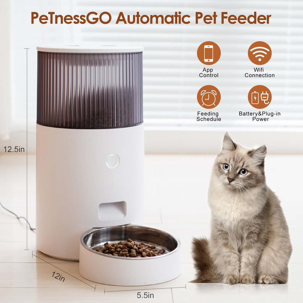 Alimentador Dispensador Automático Mascotas Wifi