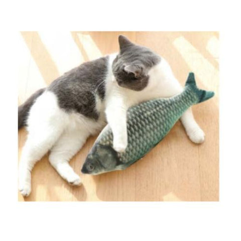 Juguete Gato Peluche Pez Pescado Con Catnip